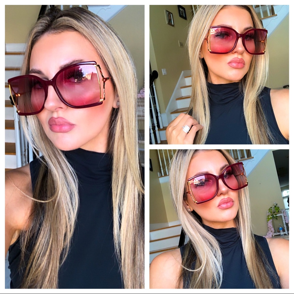 🔥NEW SHOW STOPPER GUCCI OVERSIZED SUNGLASSES🔥